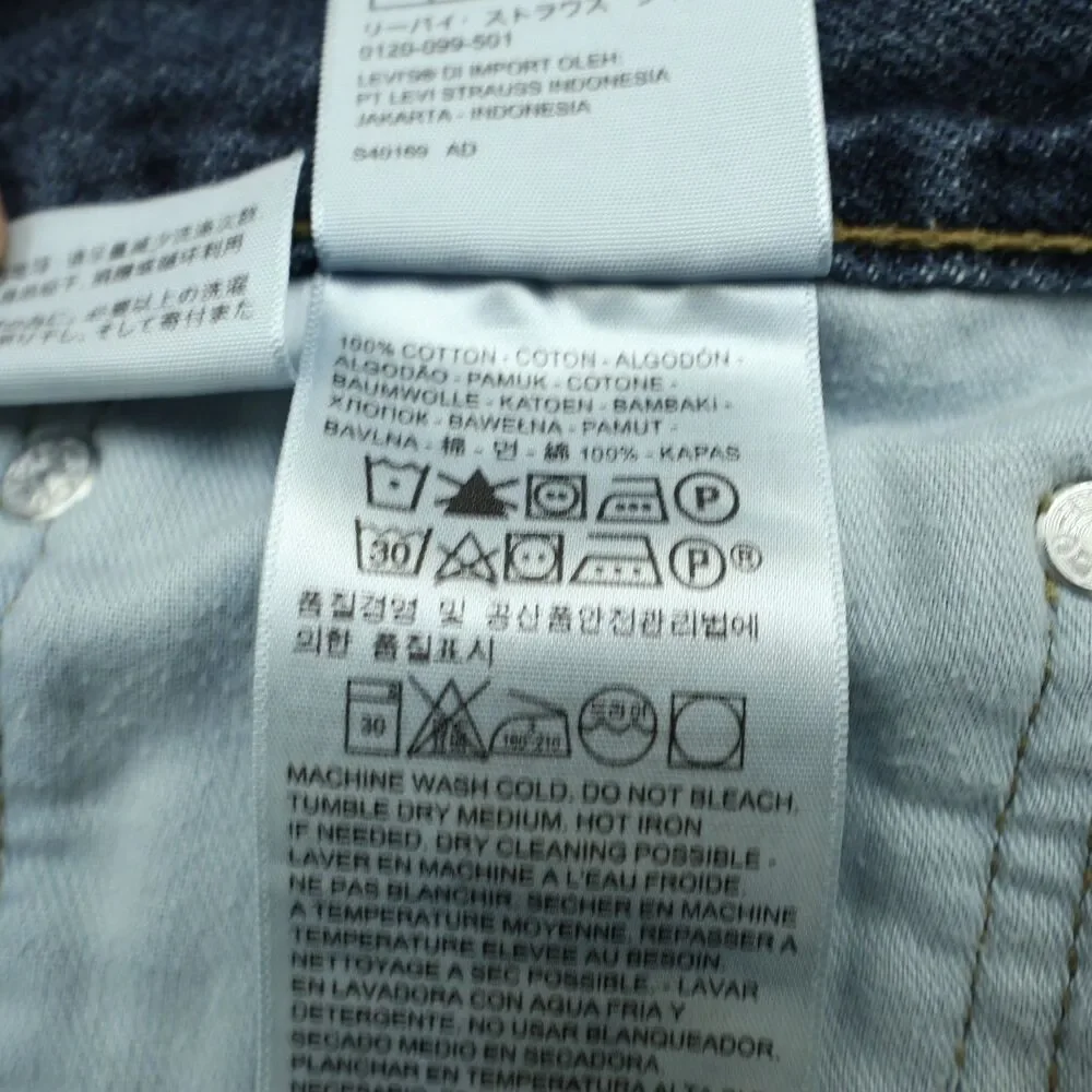 Levi's 514 Jeans Mens Size 40x32 Blue Straight Classic Fit Denim Medium Wash